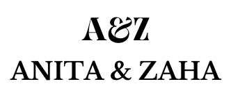 Logo officiel ANITA & ZAHA©, marque française de cométique