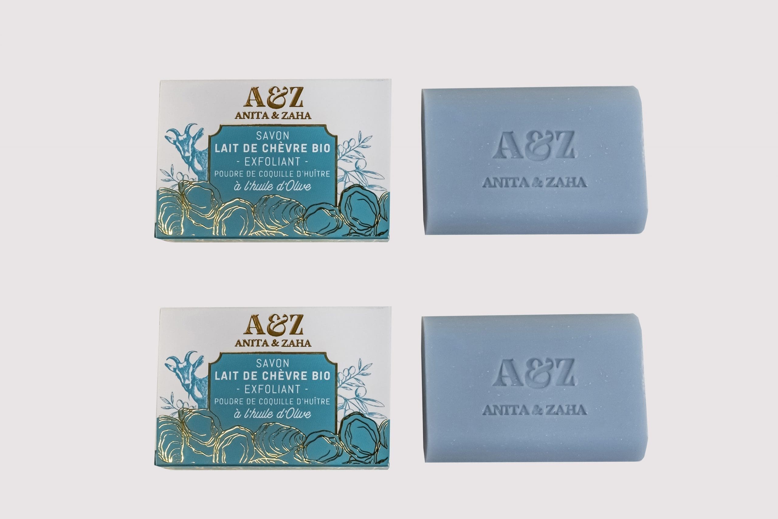 Savon au lait de Chèvre Bio Exfoliant - Produits Duo