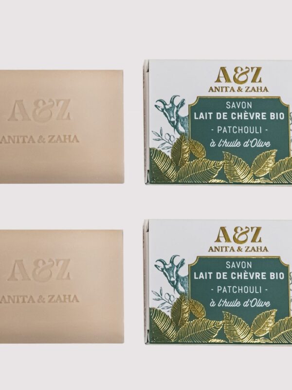 Savon au Lait de Chèvre Bio Patchouli - Produits Duo
