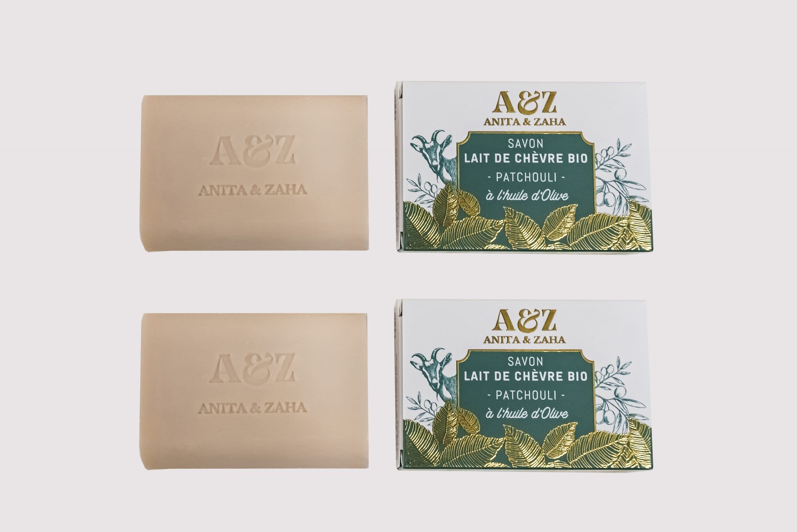 Savon au Lait de Chèvre Bio Patchouli - Produits Duo
