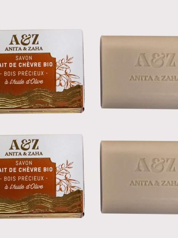 Savon au Lait de Chèvre Bio Bois Précieux - Duo