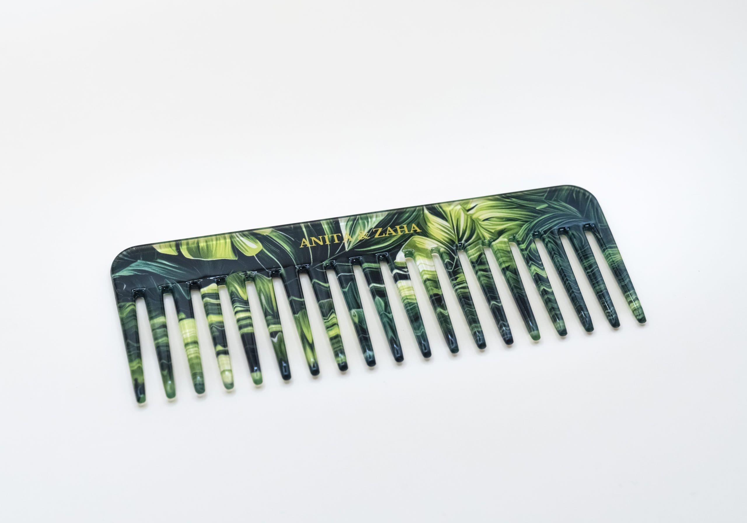 Peigne démêlant en Acétate Tropical