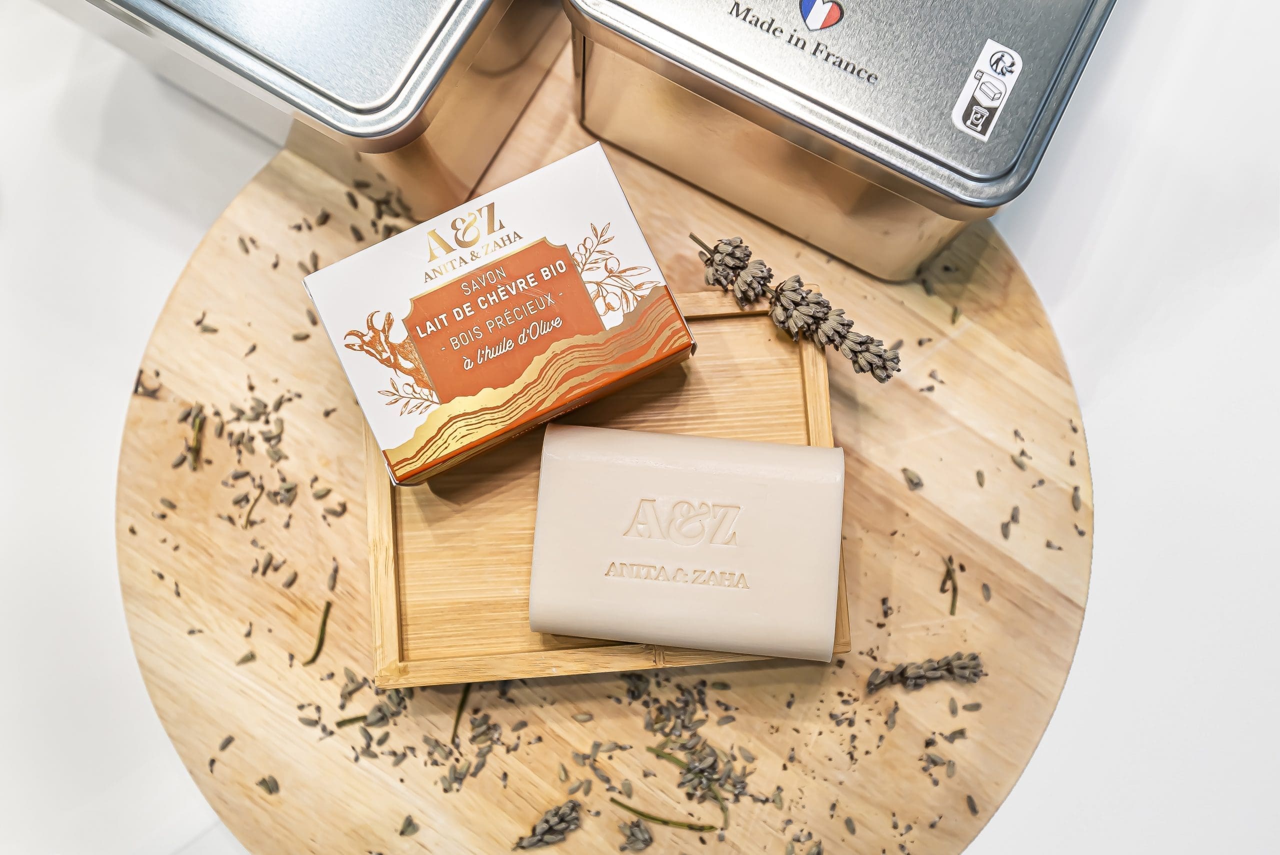 Savon au Lait de Chèvre Bio Bois Précieux